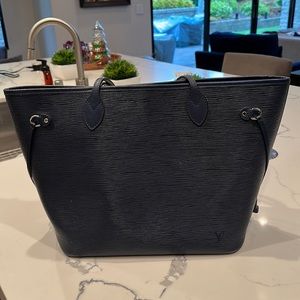 Louis Vuitton Epi Neverfull MM Blue